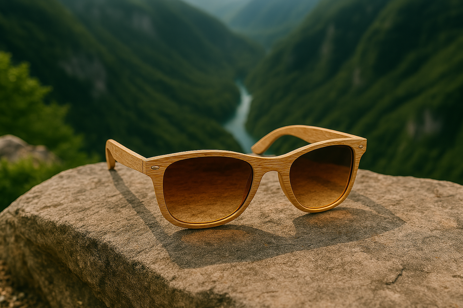 Woody Imitate Style Sonnenbrille – Bild 2